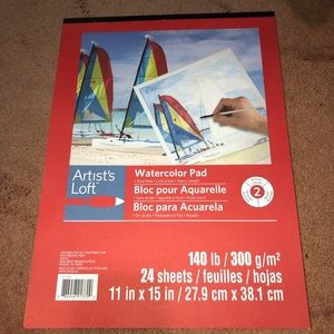 Watercolour Paper Pad - 24 Sheets 11" x 15"